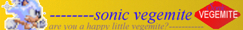 Sonic Vegemite