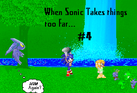 Sonic learns the hard way to not taunt Happy Fun Tikal...