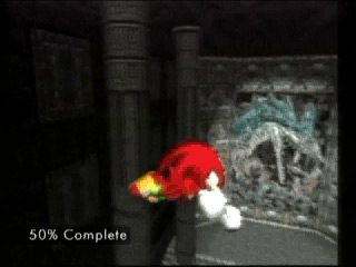 Knuckles' room was quite large, but the only poster he could get for his huge wall was rather ugly...