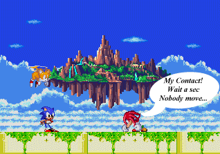 I wonder why it's so popular to have Knuckles digging at the ground in hoaxes...