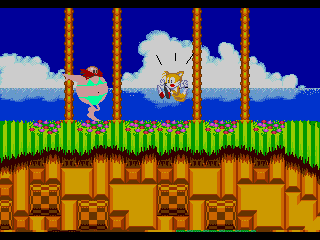 Robotnik blinds his enemies. X_X